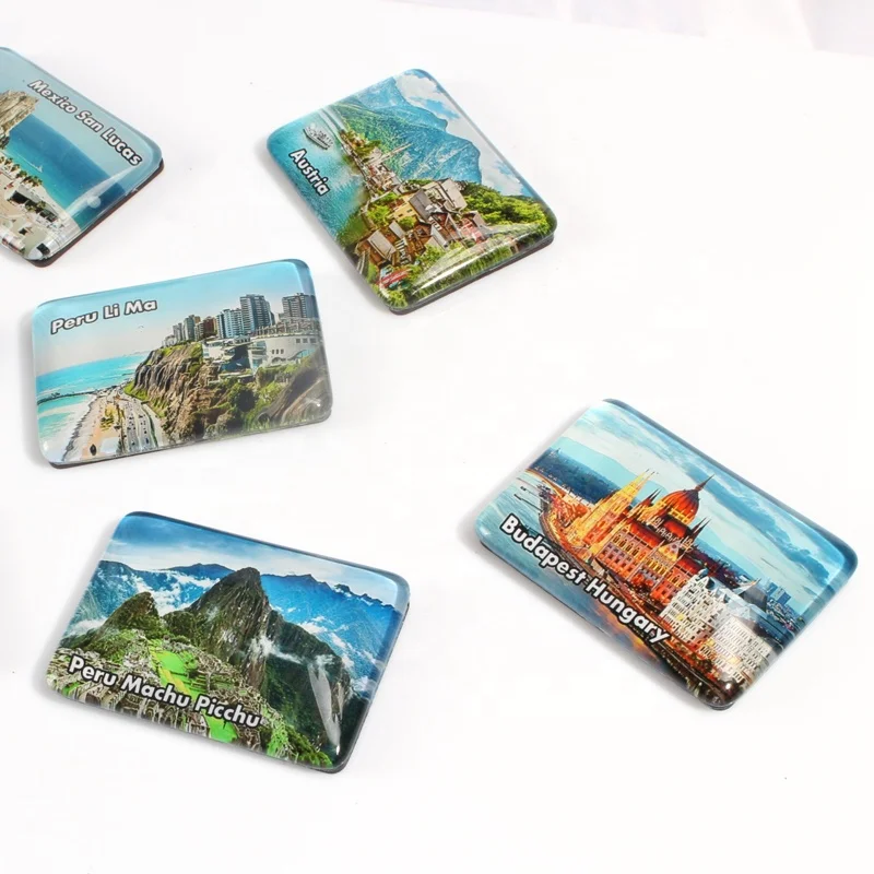 Luyun Сувенирный Магнитный пейзаж по всему миру, городской магнит для холодильника, украшение для двери холодильника