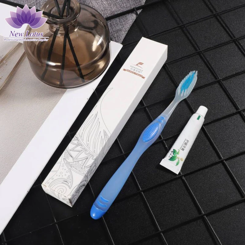 Disposable Hotel Amenities Dental Kit Hotel Toothbrush With Toothpaste for Hotels