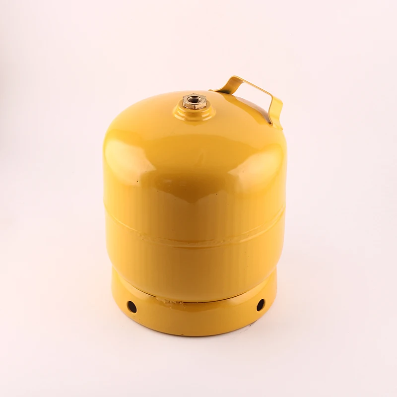Hot Sale Manufacture Color Customization 3Kg Biogas Lpg Bottles High-Pressure Gas Storage Tank Refillable Propane Gas Cylinder