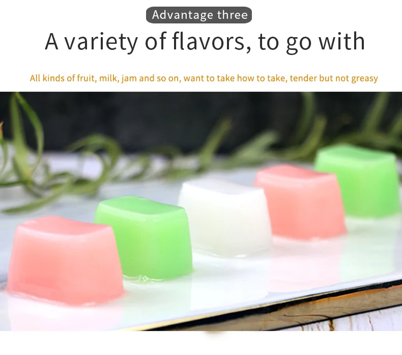 Chinese Manufacturer Supplied chocolate Flavored Pudding jelly Powder for Bubble Tea Shop