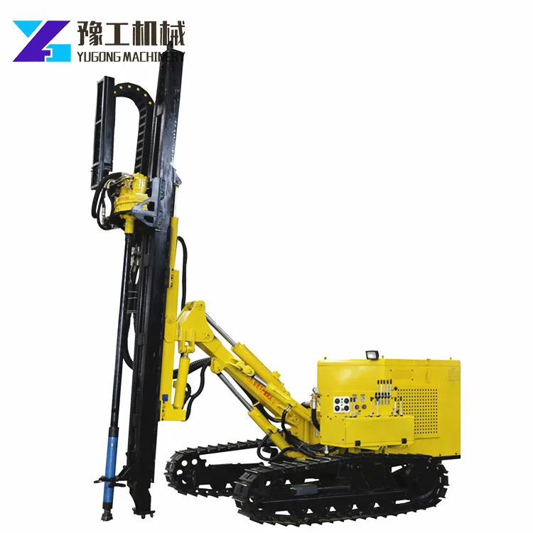 Small Portable Rock Quarry Blasting Drill machine DTH Drilling rig for Construction works