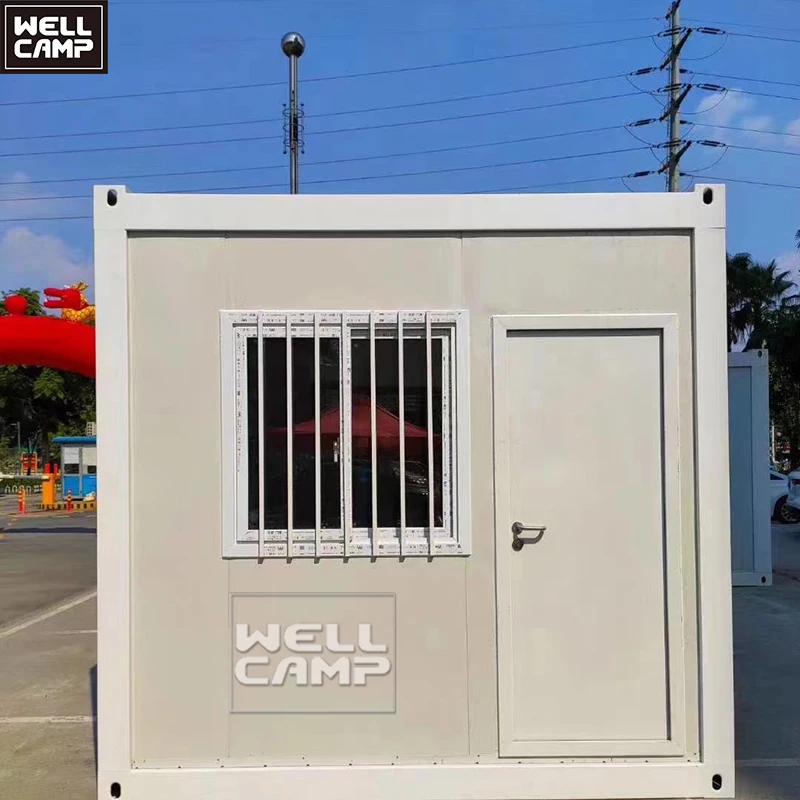 WELLCAMP luxury hotel office flat pack container house prefabricated villa strong steel structure prefab homes houses