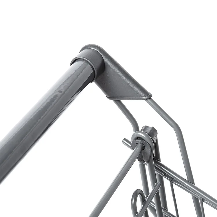 Meicheng Hypermarket Heavy Duty Shopping Trolley For Supermarket Grocery Shopping Cart With 4 Wheels