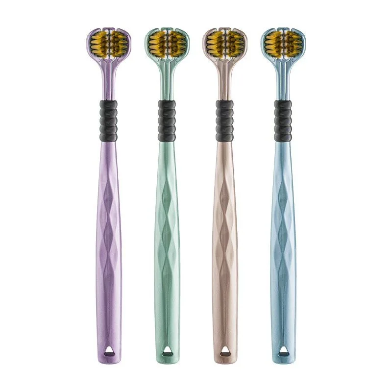 3-сторонняя зубная щетка ORALGOS: научная Чистка и тройная Очистка