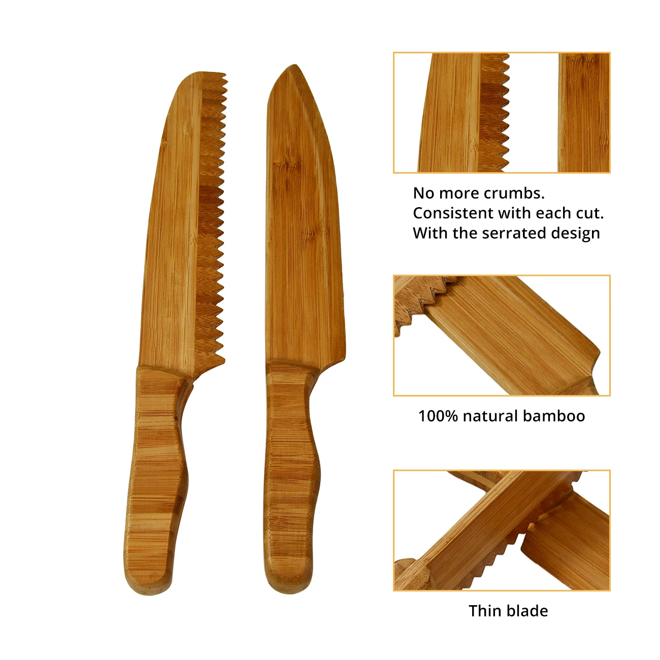 Ultrasonic Damascus Blank Kitchen Bamboo Wood Bread Knife Cheese Slicer Stainless Steel Serrated 12 Inch Olive Wood