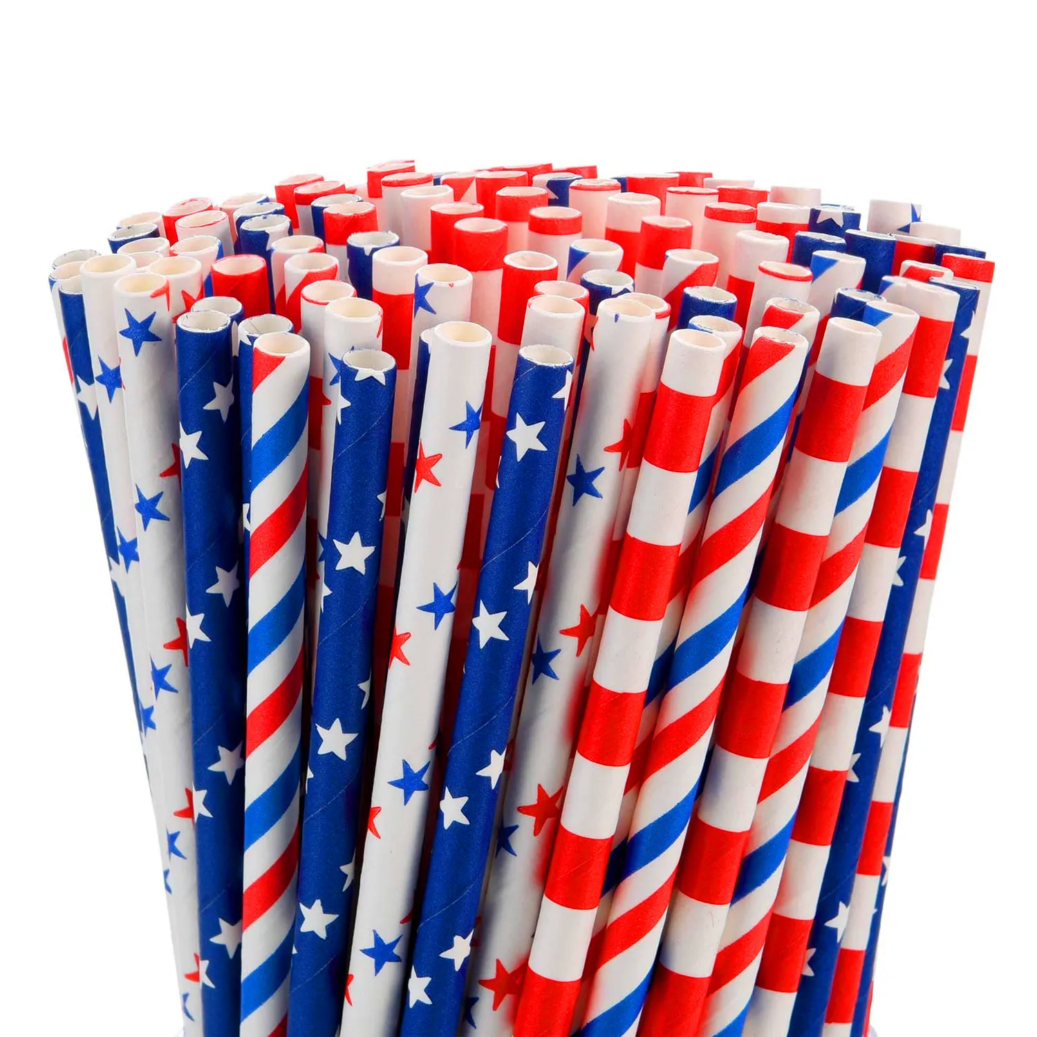 Wholesale Pla Decorative Wood Pulp 6 X 197 Mm Restaurant Bar Colorful Paper Straws Coffee Drinking Straws Manufacturing