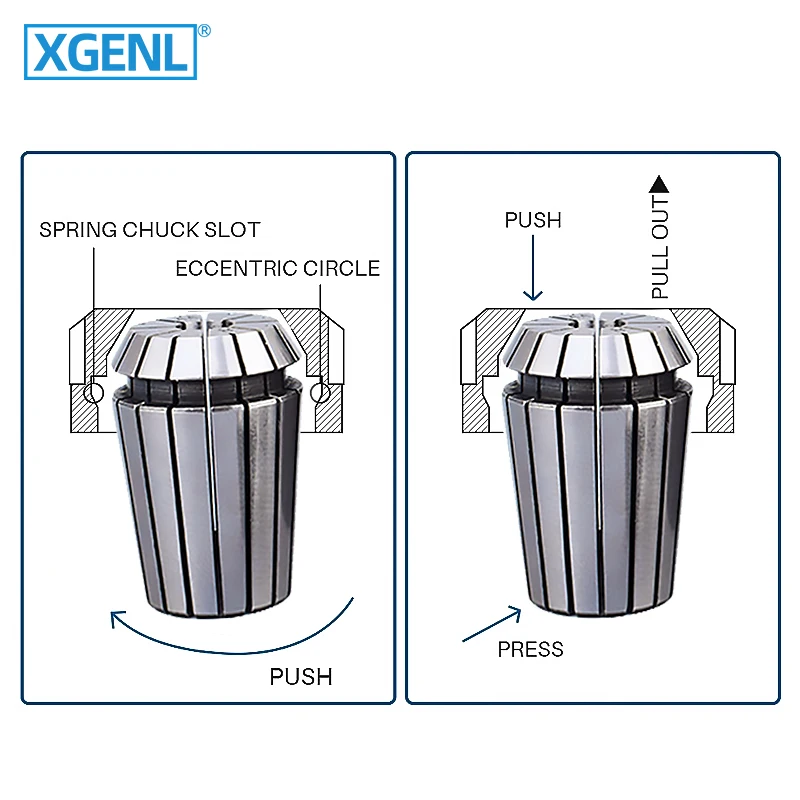 ER20 cnc lathe milling cutters tools ER High Precision spring collet chuck engraving machine drilling spindle Holder