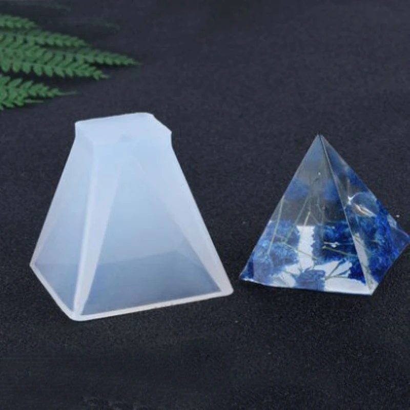 Hot Selling Pyramid Resin Epoxy Craft DIY Table Decorative Silicone Mold For Home Decoration Ornaments Making Table Decor