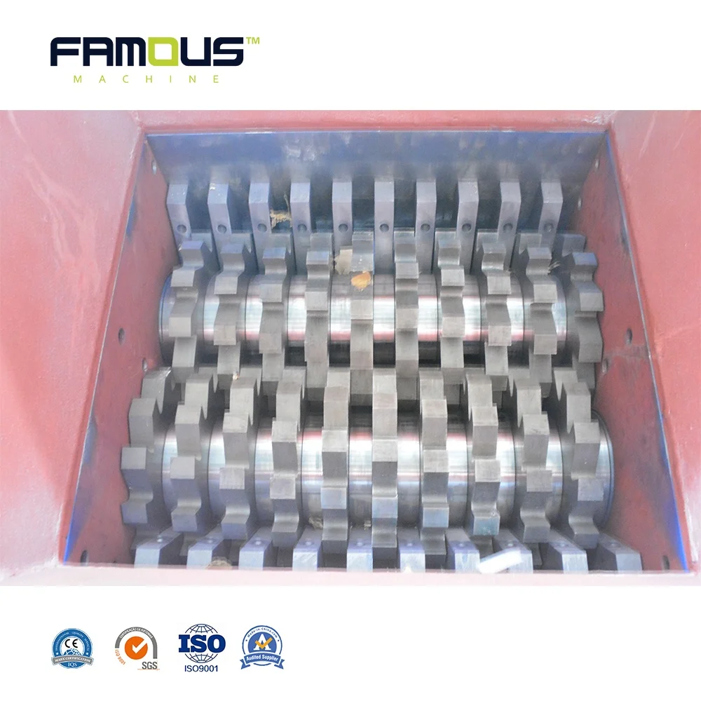 Two/Double/Twin Shaft Shredder for Used Tires/Wood/Soild Waste/Plastic/Metal Scraps