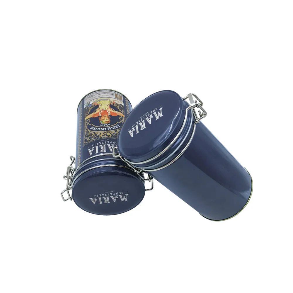 Hot selling coffee bean tin box coffee beans sealed tin can lock tea tin can seal and dry the tea and coffee