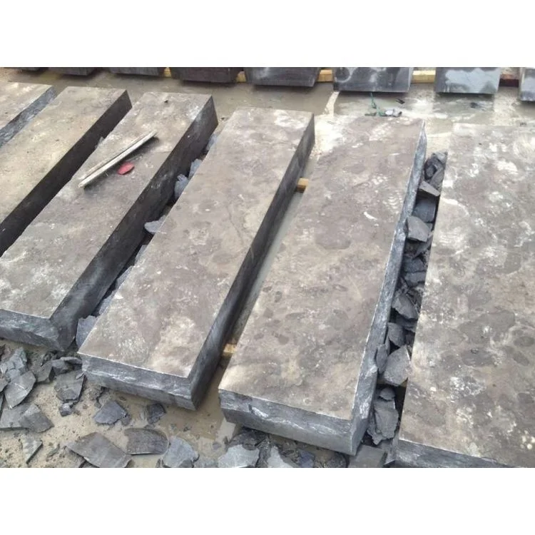 Chinese bluestone limestone Acid Finish Step for Outdoor Usage
