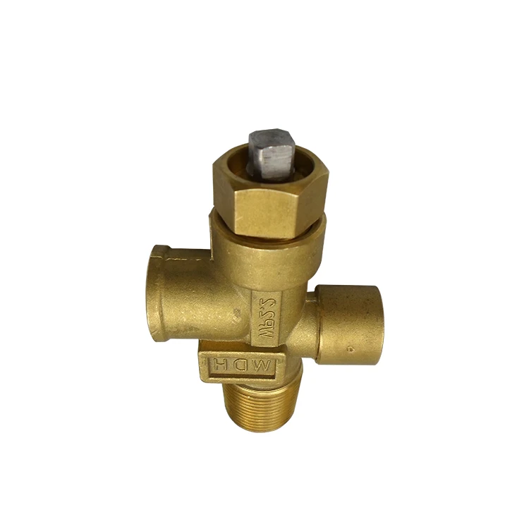 
Made in China high quality gas bottle head valve liquefied gas brass safety shut-off valve 
