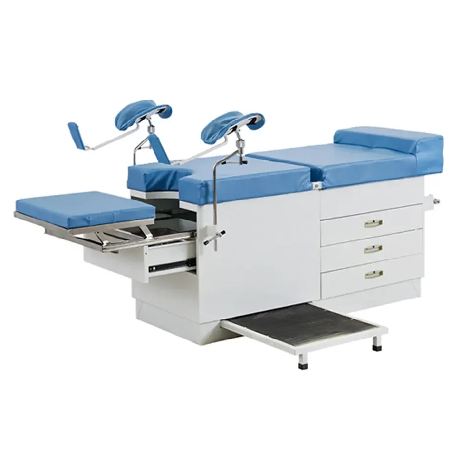 Electric Gynecological Examination Table Movable Hospital Gynecological Examination Bed Childbirth Delivery Bed