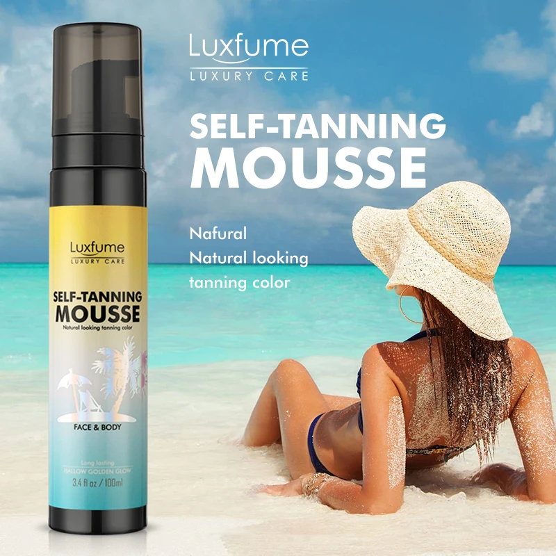 Wholesale Tan Foam Darker Bronzing Glow Lightweight Sunless Fast Self Tanner Tanning Mousse