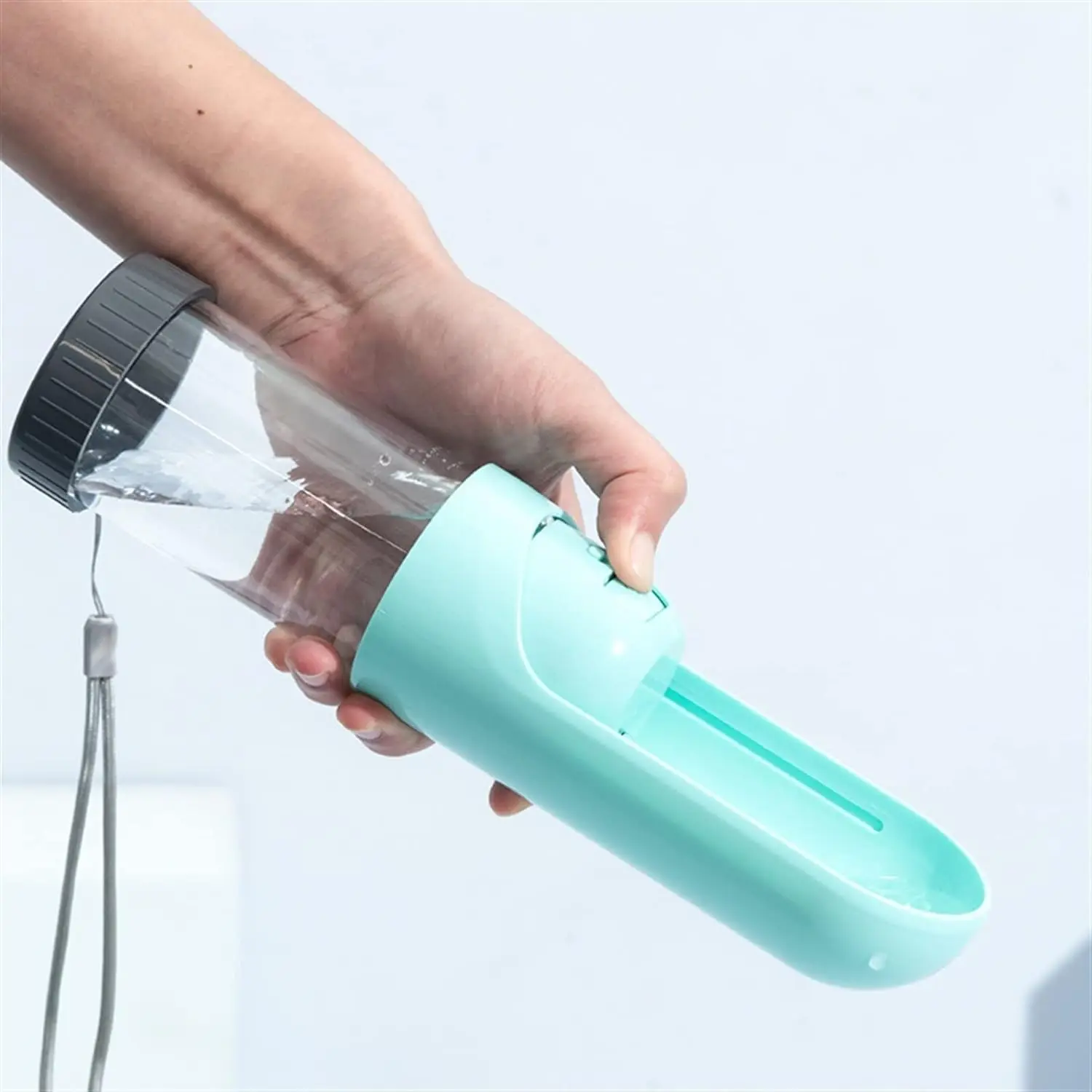 Portable Pet Dog Water Bottle 300ml Drinking Bowl for Large Dogs Water Dispenser with Drinking Feeder Outdoor Bottle