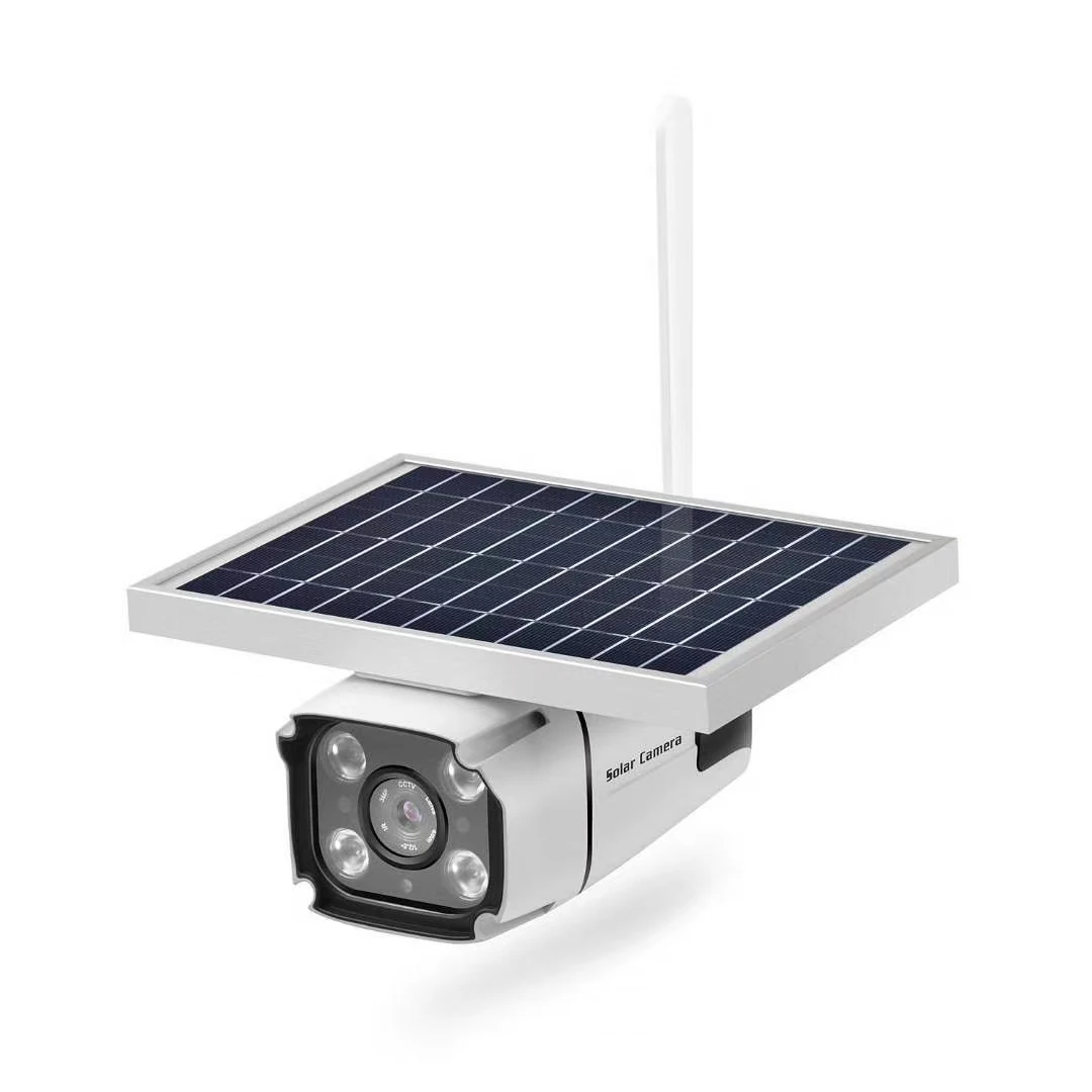4G SIM Card Solar IP Camera 2MP Wireless Security Surveillance Waterproof Outdoor Camera IR Night Vision Solar Powered Cam