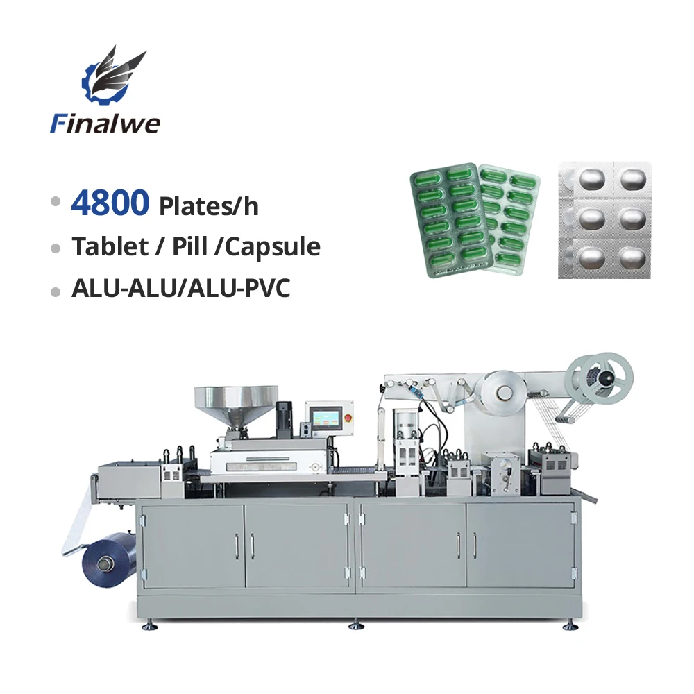 Intelligent Long Time Working Blister Packing Machine DPP-140/250 For Pharmaceutical Used