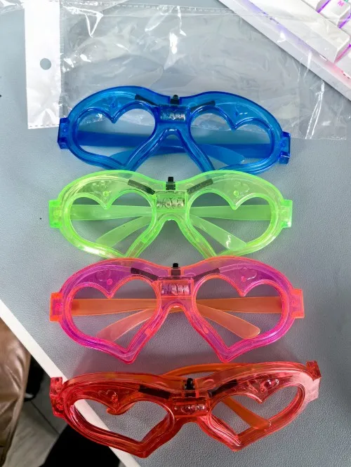 High Quality Glow In The Dark Glasses Light Up Glasses Led Shutter Glasses Event Party Supplies