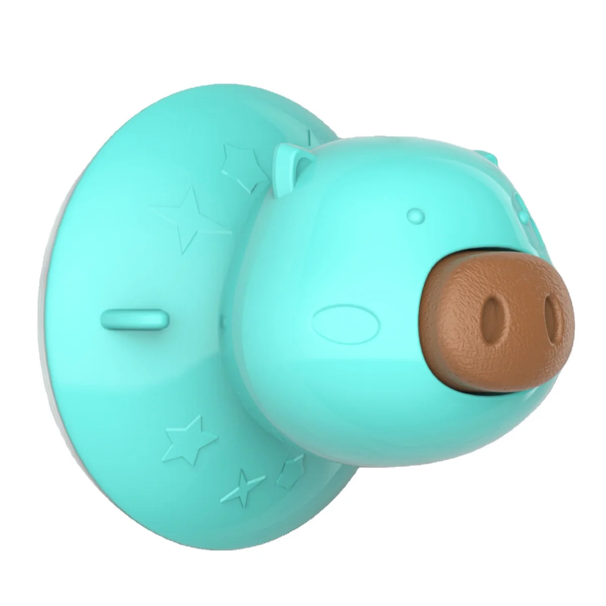 Pet products soft Rubber Dog Teeth Cleaning Bath Sucker Silicone Pet Dog Suction Cup Toy