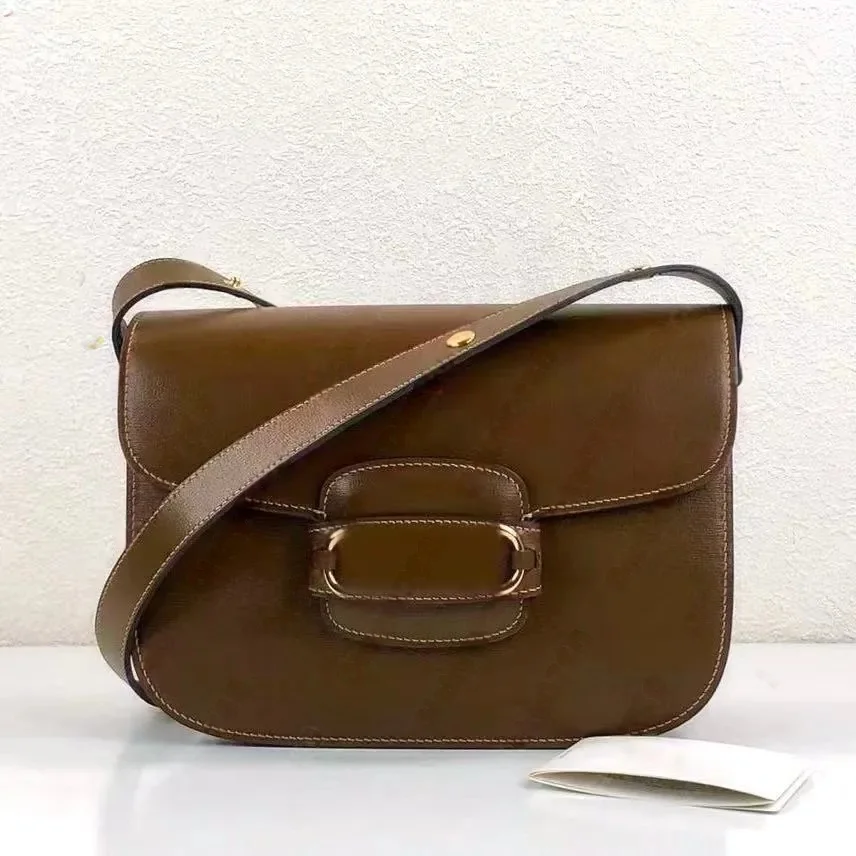 Designer shoulder bag women handbags Saddle crossbody shoulder bags brown purse luxury handbag Dicky lady purses messenger tote