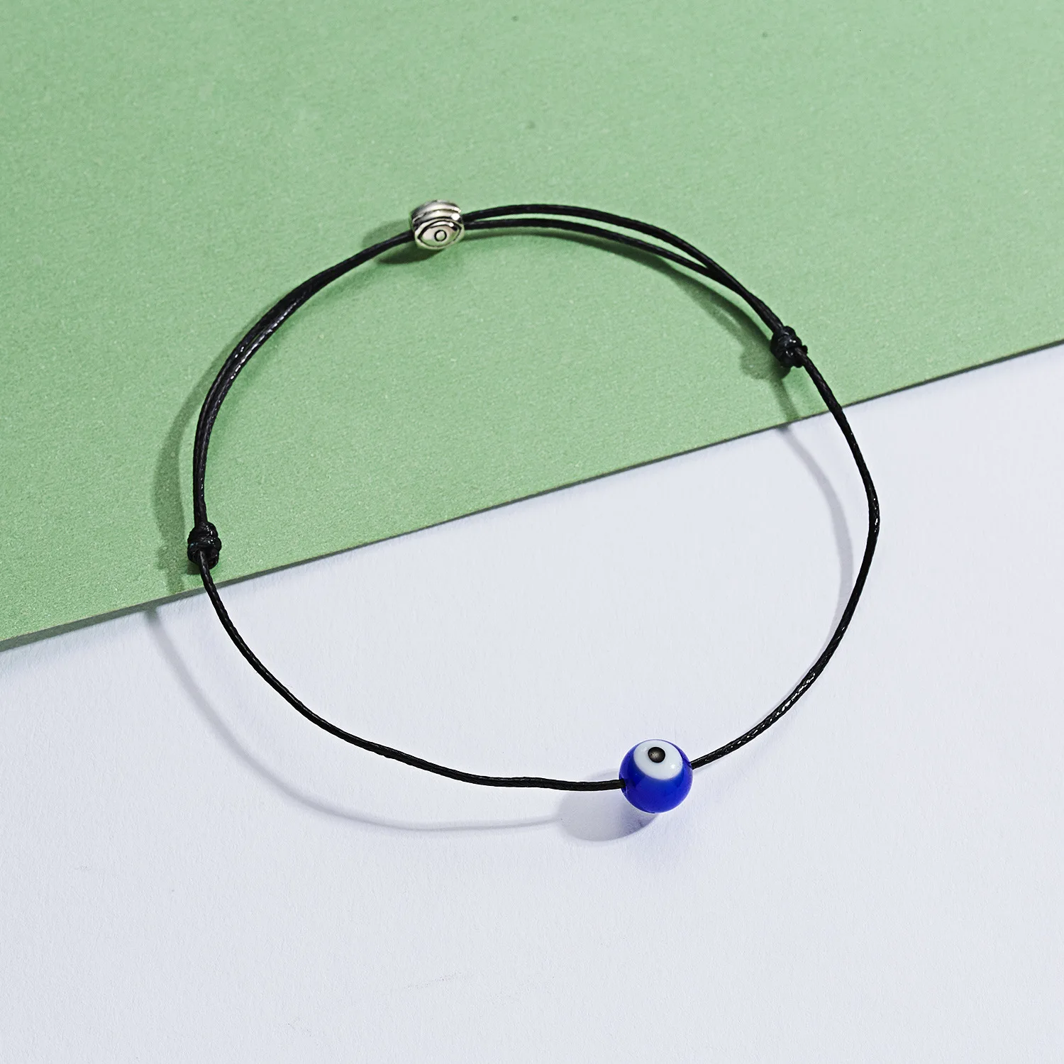 Wholesale Charm 6 Colors Hand Braided Rope Lucky Turkey Evil Blue Eyes Bracelet Jewelry for Women