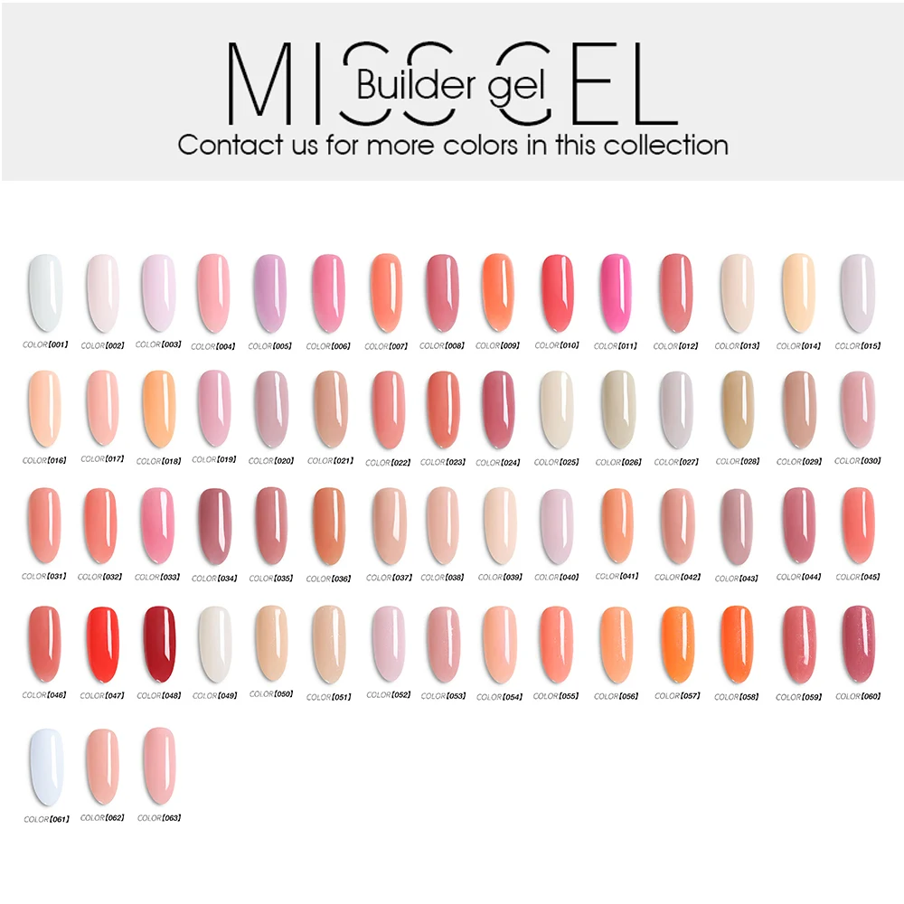 High Viscosity Build Gel Pink Cover Color UV Nail Extension Sculpted Gel De Construction Hard Gel