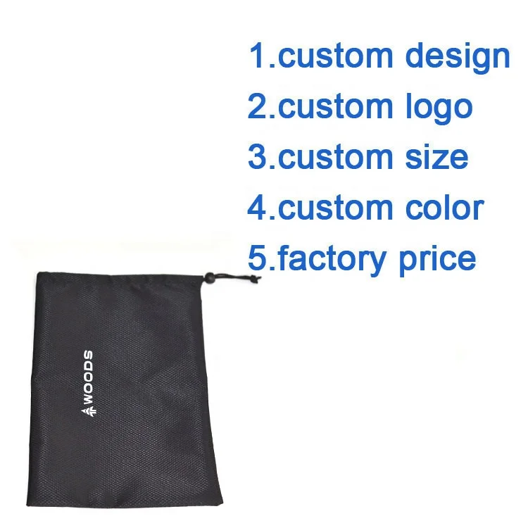 Strong Nylon 420D polyester pattern drawstring waterproof toll packing bag