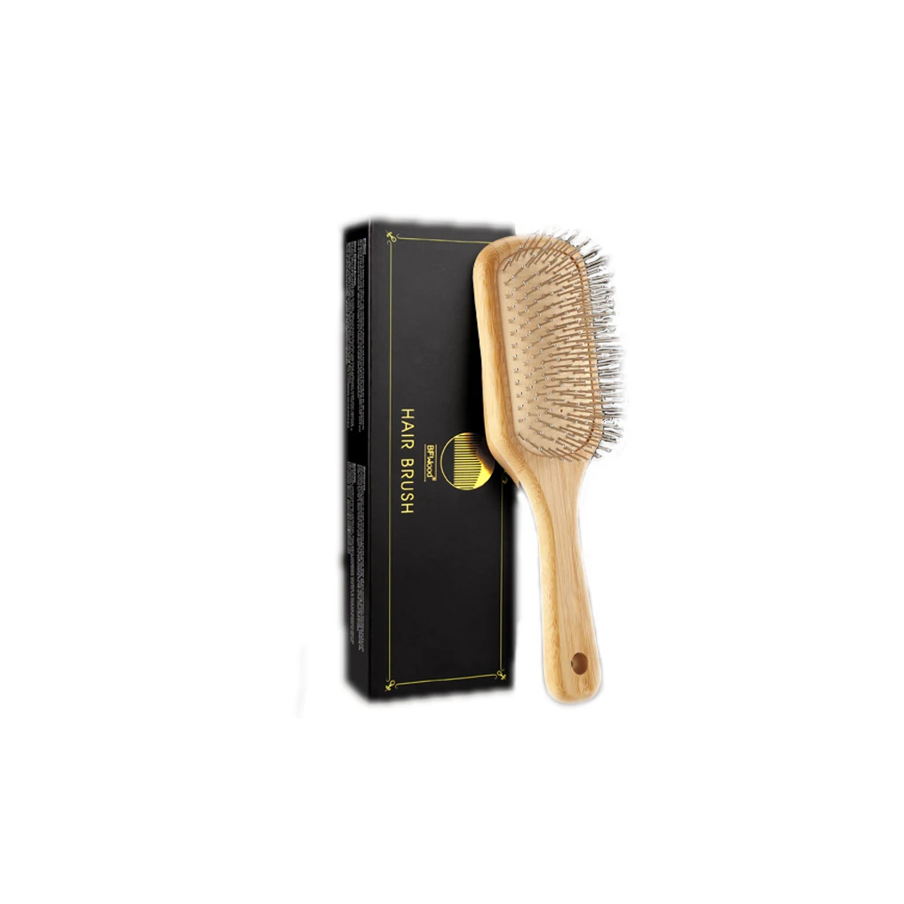 
Popular Stainless Steel Comb wooden bamboo hair brush Brush Grooming Scissors Gift Set 