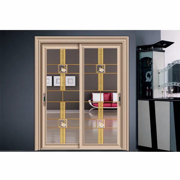 
color coating aluminum frame lift and slide glass door for balcony 