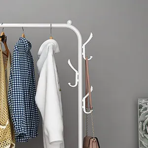 clothes rack hanger garment shoe rack diy clothes hanger portable collapsible floor-standing coat rack