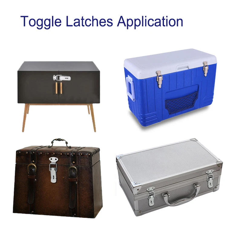 stainless steel toggle latch lock toggle latch hasp lock metal latch clasp