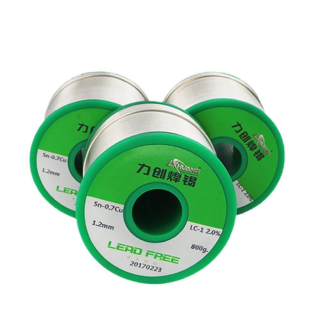 Lichuang tin bismuth solder Sn42/Bi58 solder wire low melting point flux core 100g 500g 0.5-5.0mm foe welding