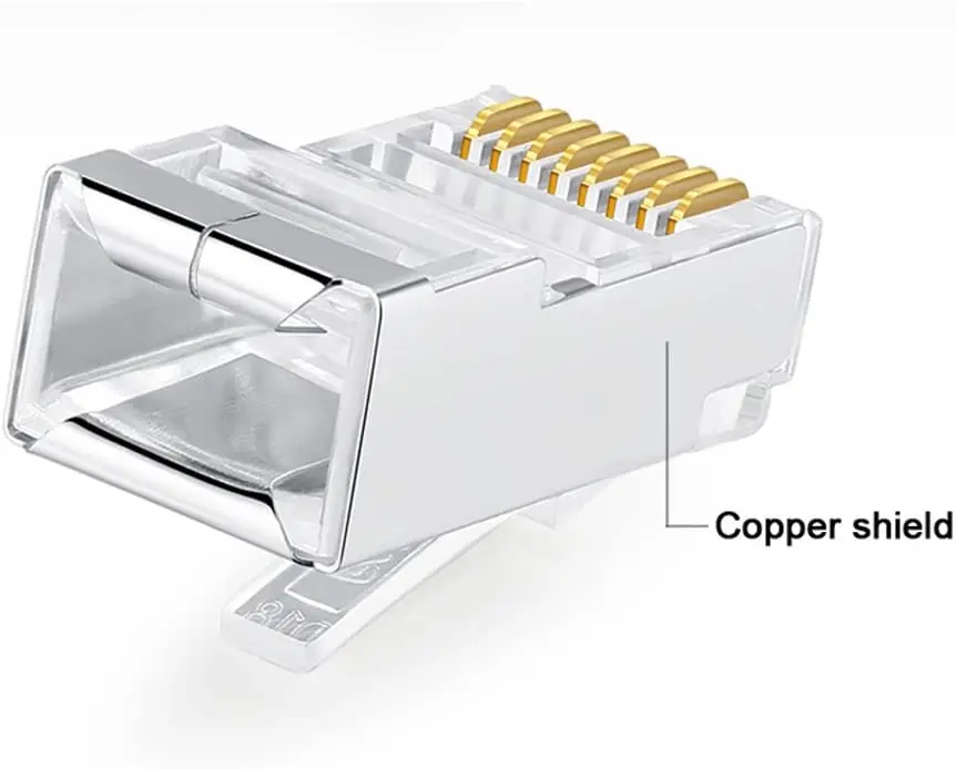 Разъем Cat6 RJ45 разъем металлический экранированный коннектор FTP 8P8C Модульный