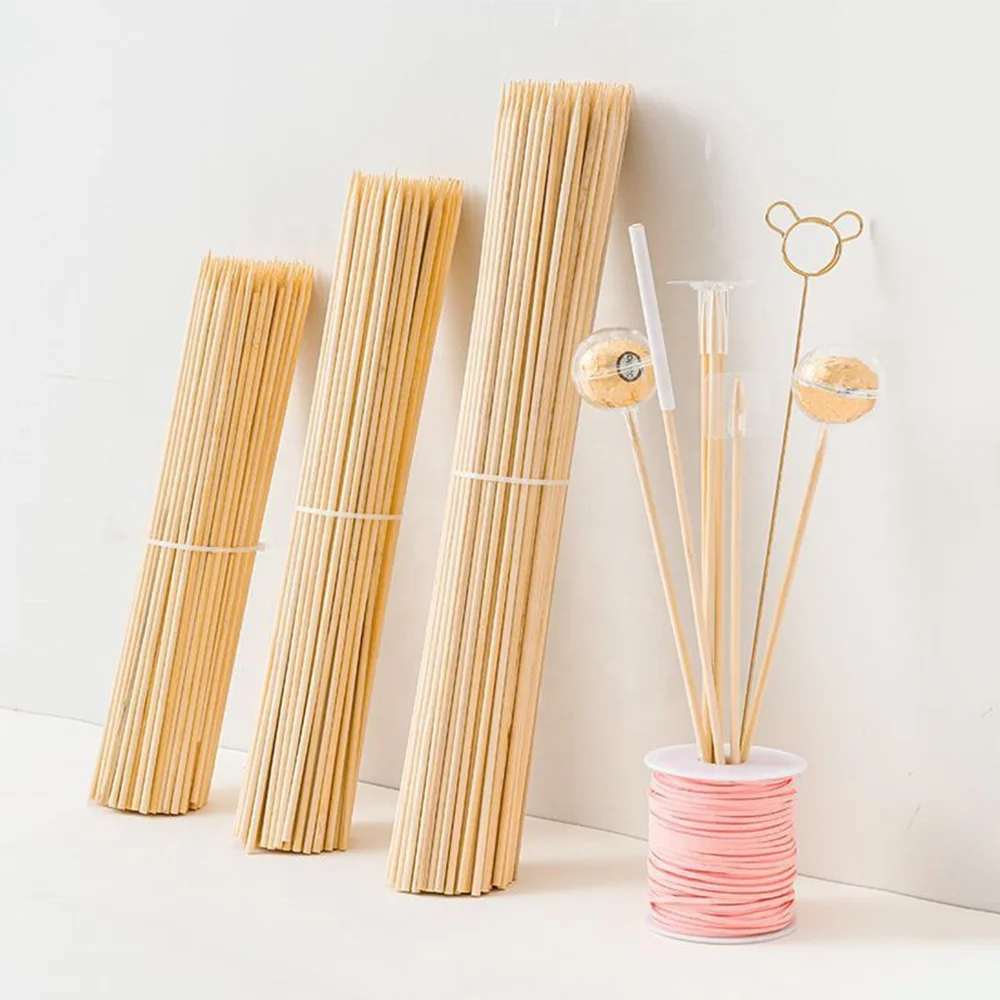 Biodegradable Purely Natural Large Decorative Bamboo Artificial Flower Sticks