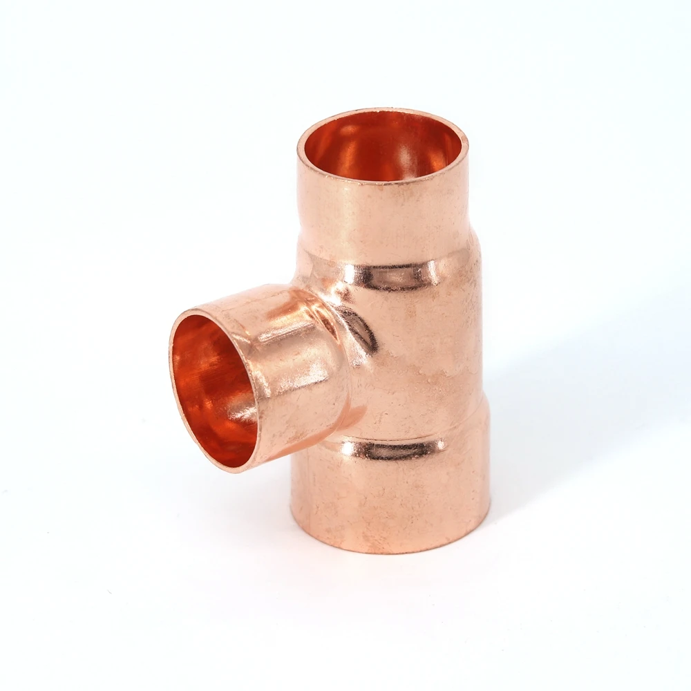 Hengshi factory outlet wholesale copper fitting for plumbing and refrigeration include coupling, elbow and Tee
