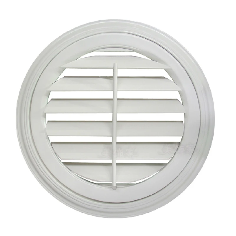Custom Shaped Solid Basswood Plantation Shutter Waterproof Adjustable PVC Faux Wood Louver Outdoor Shutters