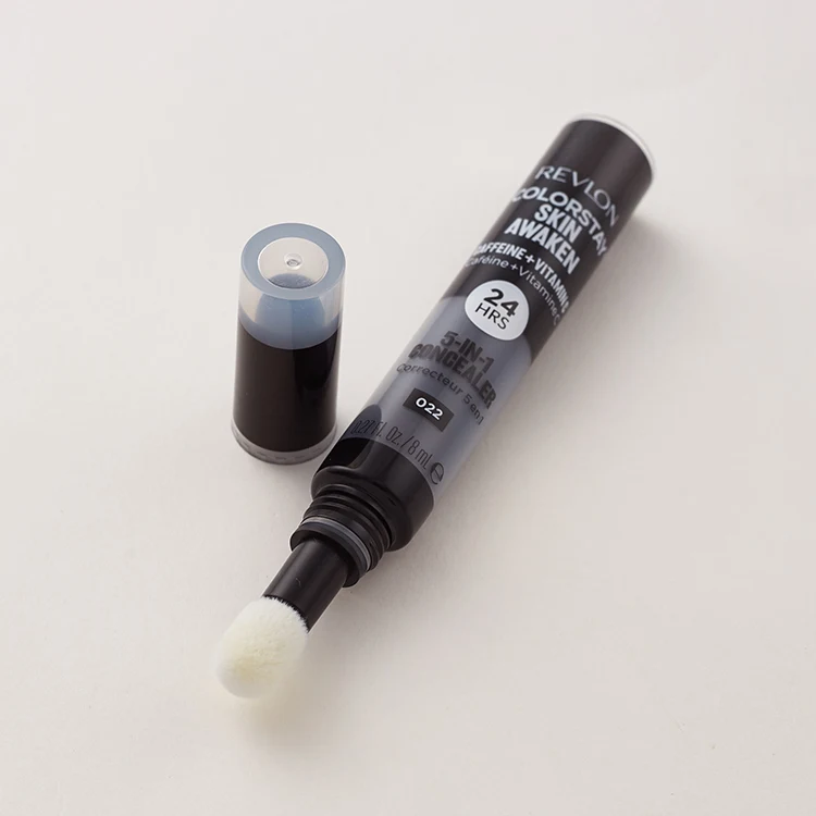 Plastic Empty Cosmetic Package Tube Lip Gloss Pen Packaging With Brush