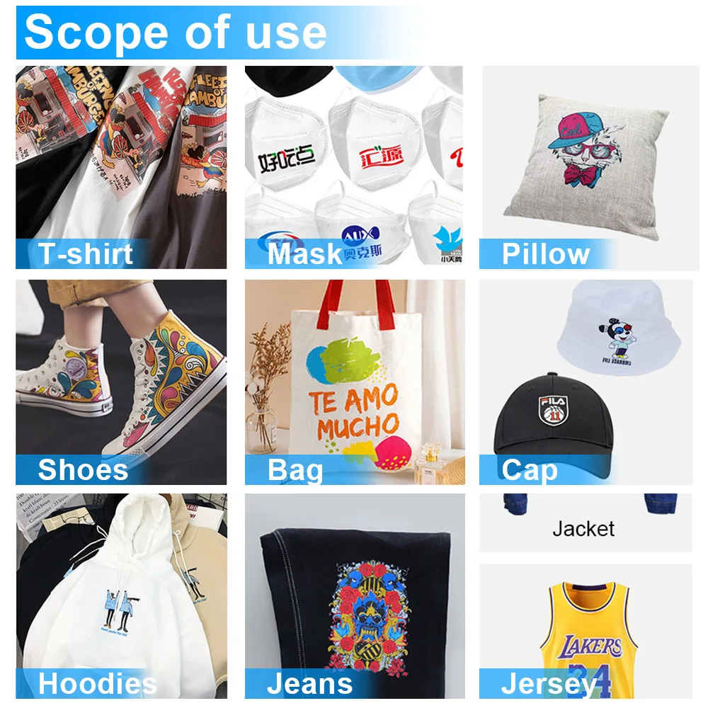 Small Dtg Printer Ready to Ship High Cost Performance A4 size T-shirt Printer DIY Clothes For Printing Shop