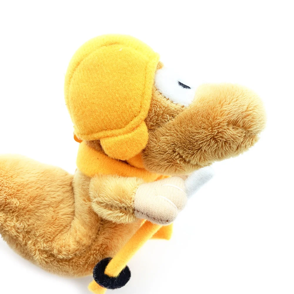 Wholesale stuffed Soft snake plush toy keychain plush stuffed yellow animal snake doll keychain toy