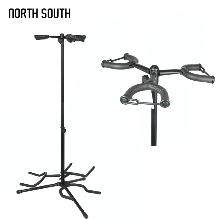 Classical Triple Guitar Stand For Electric/Acoustic Guitar Exhibition