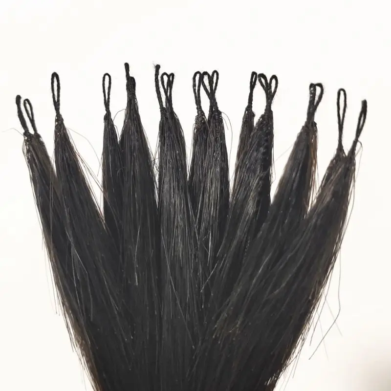 Best quality  brazilian virgin human hair 8A9A10A grade blue colour double drawn twins feather line hair extensions