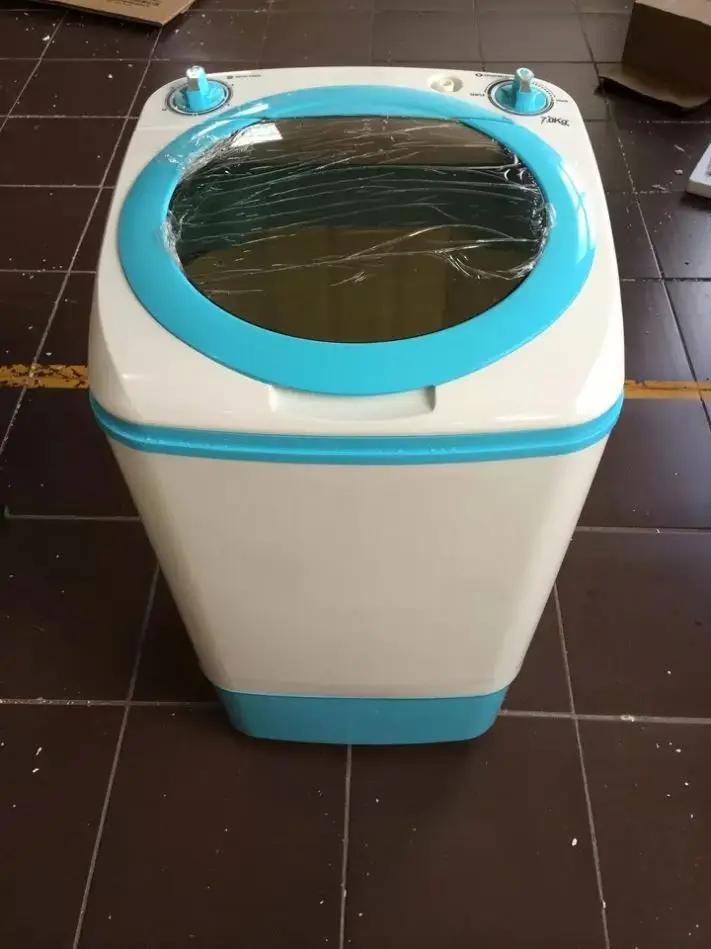 7KG Plastic Top Cover Single Tub Washer Single Tub Mini Washing Machine