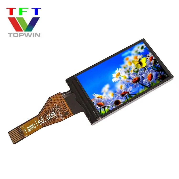 Topwin 1.14' 1.14inch 1.14 inch 135x240 pixels multi-color LH114TIF03 connector type TFT-LCD display  4-wire SPI Interface