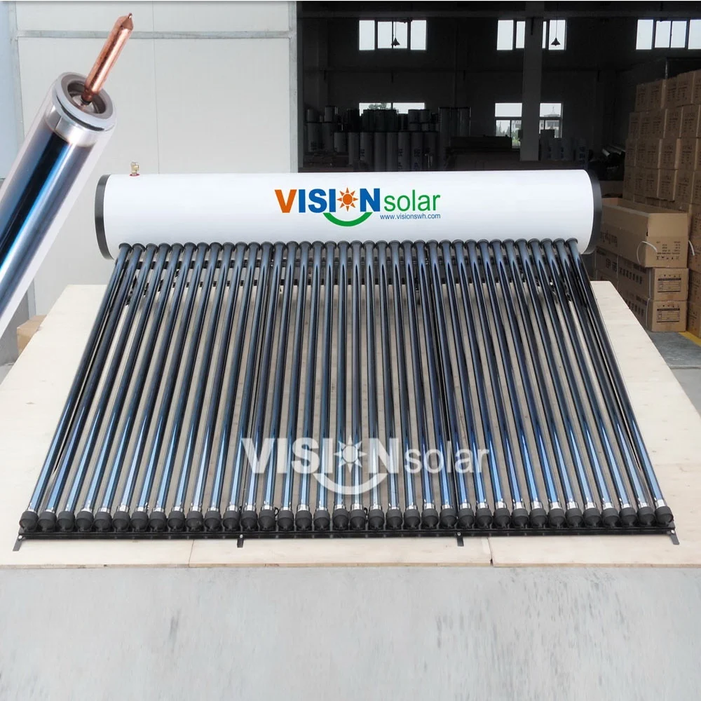 Compact Heat Pipe Pressurised Solar Hot Water Heater China