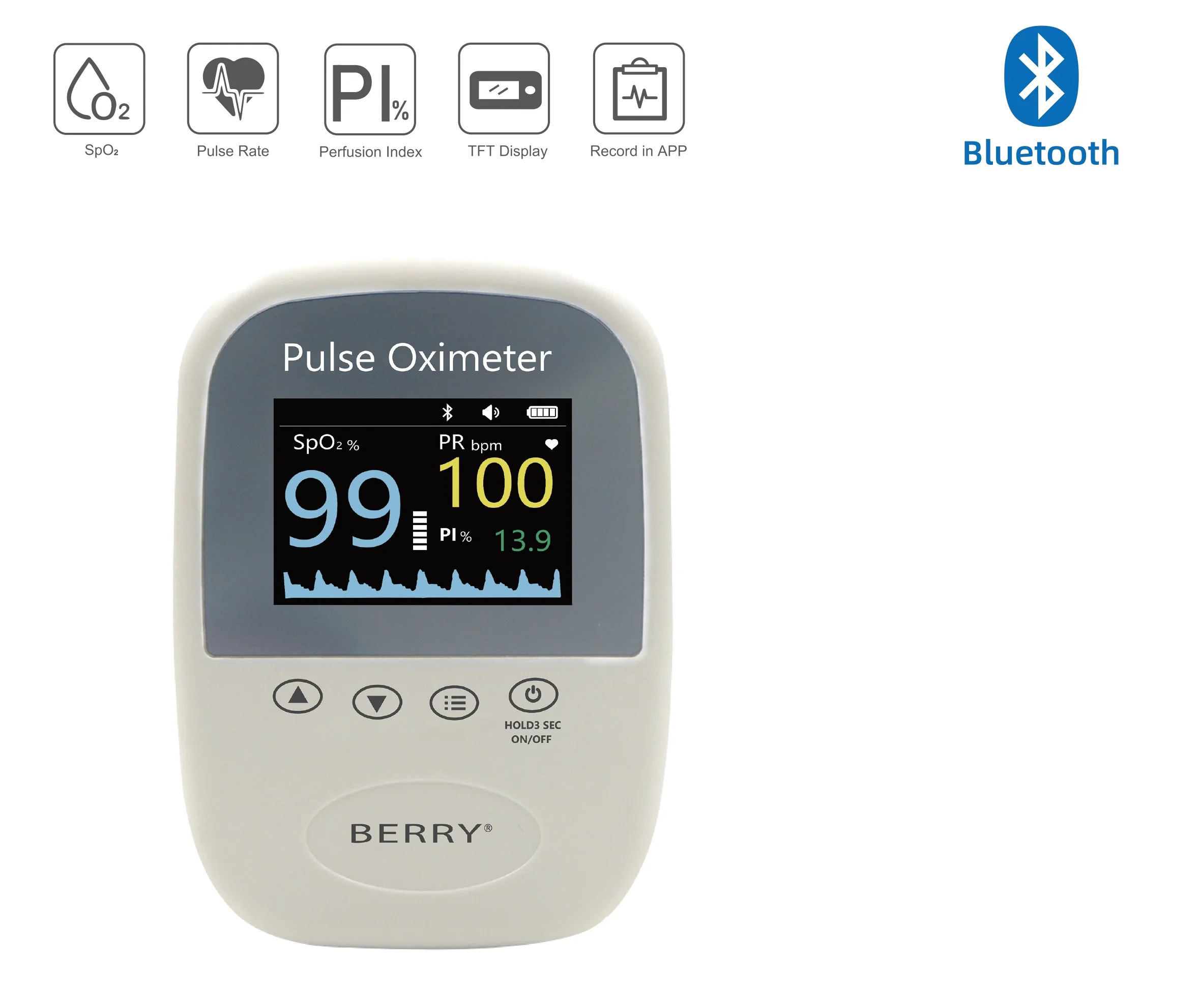 BERRY BM1000A педиатрические пульсоксиметры Оксиметры