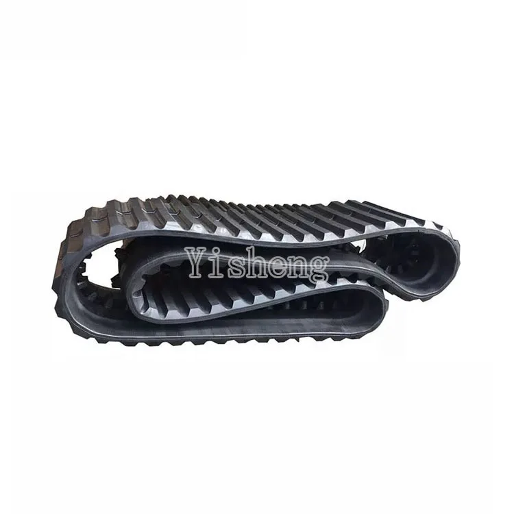 ATV Mini Wheels Excavator Rubber Tracks Shoe 450x81x76 450x81x76 450x81x78 Steel Combined Harvester Crawler Track Engine Crane