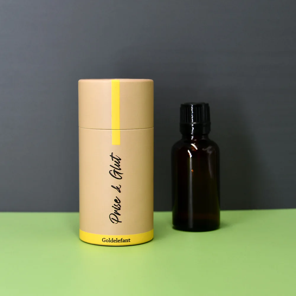 customized paper biodegradable tea packaging tube cardboard round boxes with metal lids inside Paper tube packaging