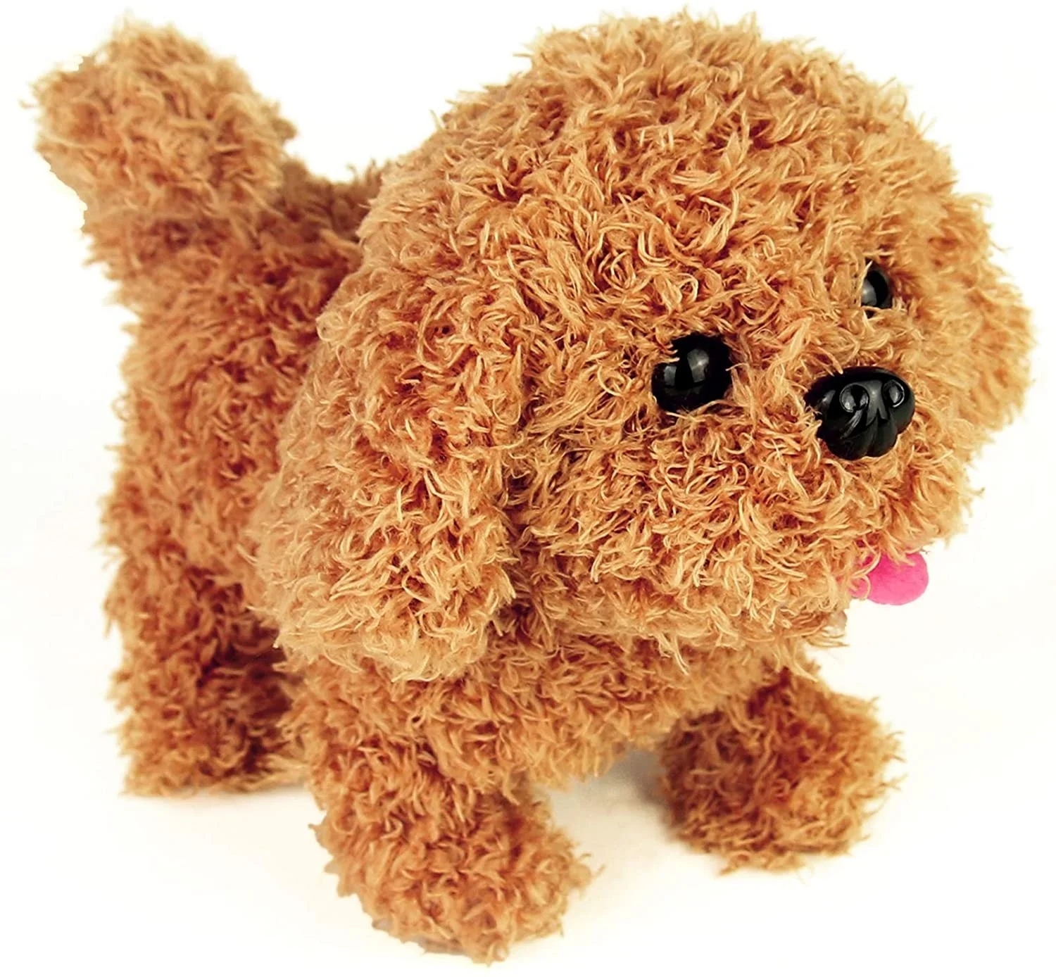 
Stuffed pet Plush Puppy Toy with Tail Wagging and Barking Electronic Dog Soft doll Educational Toys for Toddlers Kids 