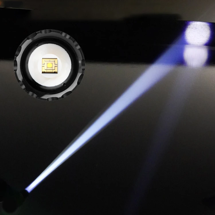 Factory outlet aluminium alloy high lumens LEP 1800Lumens long Range super bright led flashlight Type C Flashlights &Torch