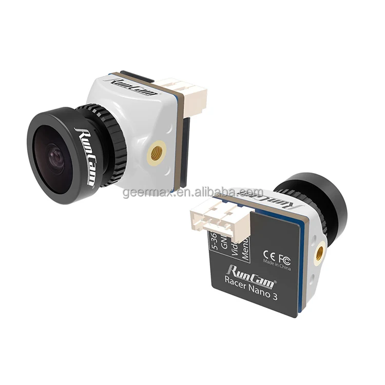 Drone Components for RunCam Racer Nano3 MCK Camera 1000TVL Super WDR CMOS Sensor 4:3/Widescreen NTSC/PAL DC 5-36V FPV UAV Parts